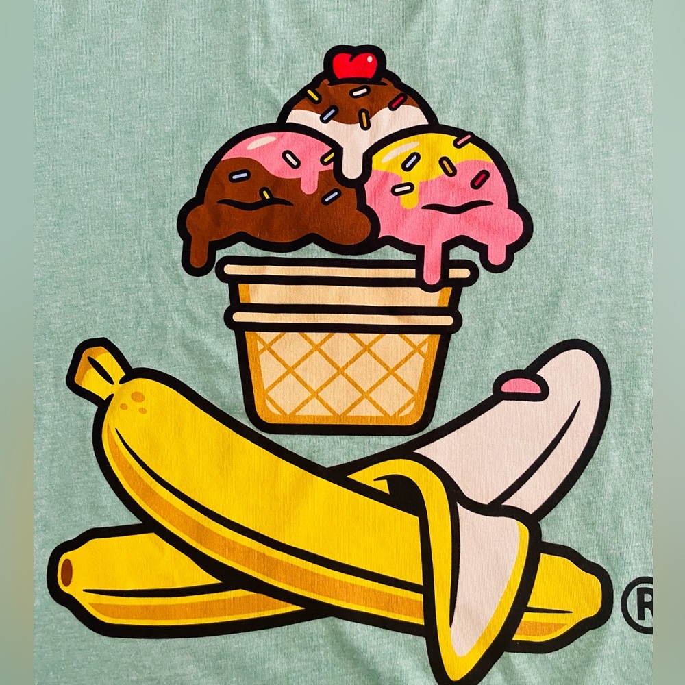 Johnny Cupcake Banana Split Crossbones T-Shirt